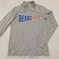 美品 ビームスゴルフ 近年 サマーニット モックネックシャツ グリーン