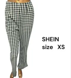 No.762 (♡)SHEIN ギンガムチェック柄 カジュアルパンツのサムネイル