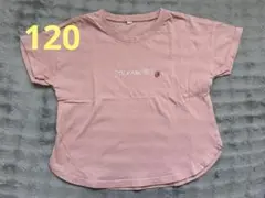 キッズTシャツ 120 ガールTシャツ ピンク