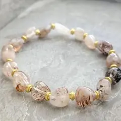 天然石 スーパーセブン デザインブレスレット