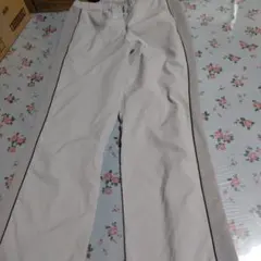 秋物最終処分ホワイト サイドライン ボトムス