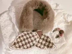 無料でマフラークリップ付き　ファー　モコモコ　マフラー