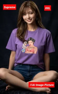⭕シュプリーム エンゼル Tシャツ 紫色 XXL 新品未試着 - メルカリ