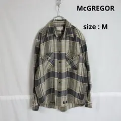 【値下げ◎】 McGREGOR / コットン フランネル チェック シャツ M