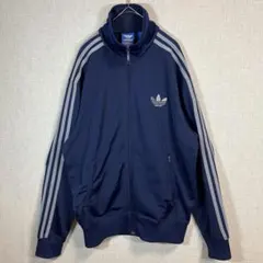 ほし様アディダスオリジナトラックジャケット　ジャージ　ファイヤーバード　XL 紺