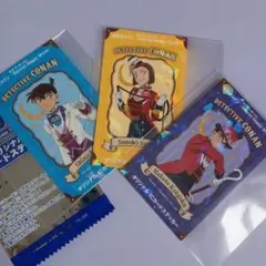 名探偵コナン ICカードステッカー3枚セット［新一、園子、真)