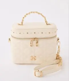 【新品未使用】キルティングバニティバッグ【Xmas限定価格】