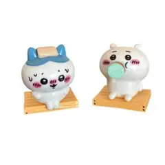 ちいかわ びっくらたまご みんなでサウナ フィギュア ハチワレ ちいかわ 2点