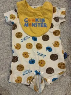 クッキーモンスター ロンパース 70