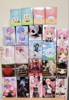 【未開封】 フィギュア 24体 まとめ売り リゼロ 遊戯王 転スラ