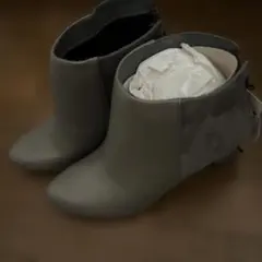 新品•未使用！GUファインフィットショートブーツ