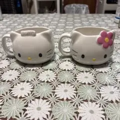 ハローキティ 耳付きマグカップ 2個セット