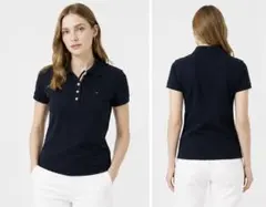 【TOMMY HILFIGER】ベーシック フラッグ ポロシャツ トリコロールのサムネイル
