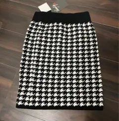 SkinnyLip ハウンドトゥース タイトスカート M