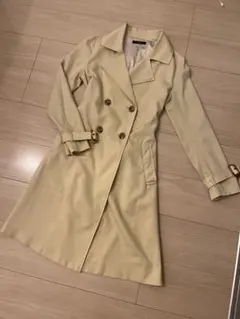 デュラス　トレンチコート　フリーサイズ　ベージュ