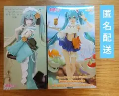 ★初音ミク★抹茶パフェ＆トロピカルジュース フィギュア★