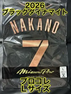 阪神タイガース 木浪聖也 ブラックダイナマイトレプリカユニフォーム　　Lサイズ ブラックダイナマイトシリーズ 2026 プロコレユニフォーム 0 木浪聖也