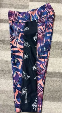 Reebok トロピカル柄 レギンス Mサイズ