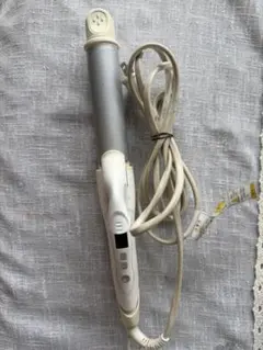 サロニア　salonia カールヘアアイロン ホワイト/シルバー　32mm