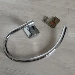 カワジュン　クローム タオル掛け　タオルリング
