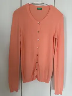 ベネトン　レディース　長袖カーディガン　海外Ｓ(日本サイズＭ位)