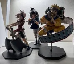 訳あり　MARUTO D.P.C.F ナルト サクラ サスケ フィギュアセット