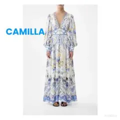 ❇️Camillaカミーラ正規26春新作花柄ロングドレス - メルカリ