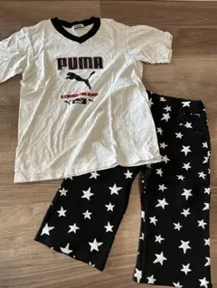 PUMA Tシャツと星柄パンツセット 150