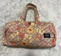 【コラボ】PORTER × BEAMS BOY 花柄 ミニボストンバッグ　レア品