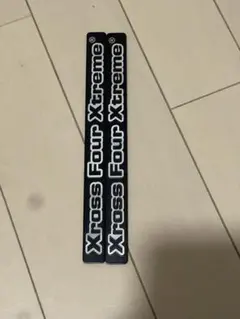 オートフラッグス Xross Four Xtreme メタルエンブレム プレート 