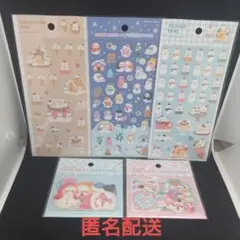 メロメロ雪だるま　ステッカー　フレークシール　スノーマン SnowMan