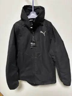 新品PUMAプーマ AOP ウーブンジャケット ML ブラック フード収納