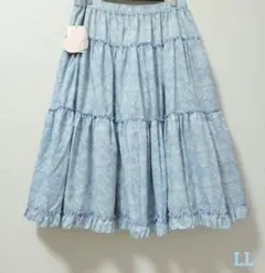 ◆未使用品◆　ニナス　リバーシブルスカート　青木美沙子　しまむらコラボ　LLのサムネイル