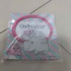 ローソン おぱんちゅうさぎ アクリルヘアゴム ピンク