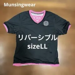 Munsingwear レディース ゴルフウェア 半袖 リバーシブルプルオーバー