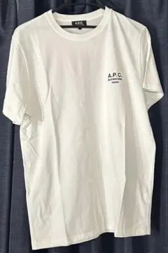 A.P.C. Tシャツ ホワイト ロゴプリント Lサイズのサムネイル