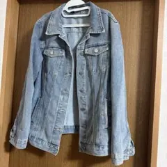 SHEIN デニムジャケット ライトブルー Lサイズ