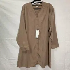 MOUSSY Vネック 長袖シャツ ベージュ FREEのサムネイル