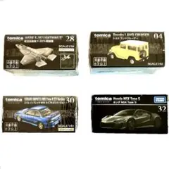 トミカプレミアム 4台セット｜NSX・ランクル・WRX・F-35｜箱あり