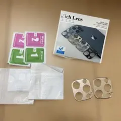 美品　格安　iPhone12 Pro Max カメラカバー　ゴールド