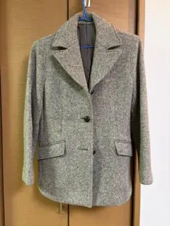 ニューヨーカー　ツイード調　テーラードジャケット　コート　ブラウン　Mサイズ