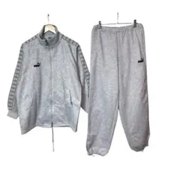 プーマ　ジャージ　上下セットアップ　刺繍ロゴ　ラインロゴ　ヒットユニオン　日本製