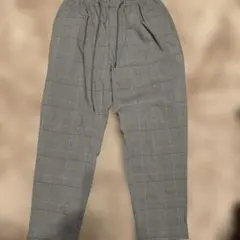 グレンチェック柄 スラックス パンツ