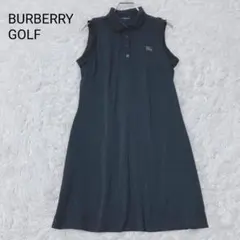バーバリーゴルフ レディースワンピース ネイビー サイズ2 ノースリーブ ゴルフ