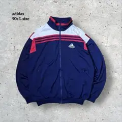 希少90sアディダス古着ジャージ あのちゃん着用 トラックジャケットy2k XL