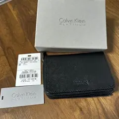 【新品6割引】Calvin Klein Platinum ブラックコインケース