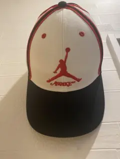Jordan キャップ M/L ホワイト/ブラック/レッド