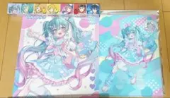 タイトーくじ　初音ミク　K賞　クリアファイル　I賞ポスター