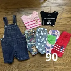 の子　夏物　まとめ売り　7着　サロペット　エフオーキッズ