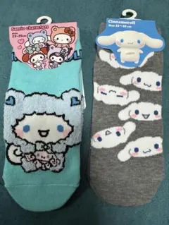 シナモロール　サンリオキャラクター ソックス 23-25cm